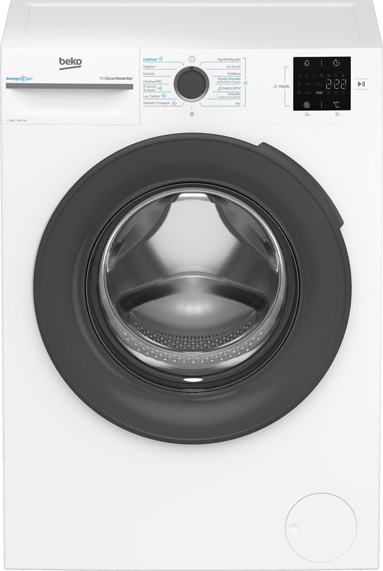 Máquina de Lavar Roupa Independente BEKO VBM3WFT39413WA (1351 RPM - B - 49 l - Branco)