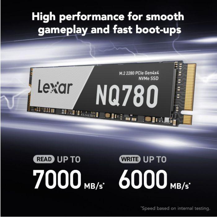 SSD LEXAR NQ780 (1 TB - M.2 2280 - NVMe PCIe Gen4 x4) — miniatura 2