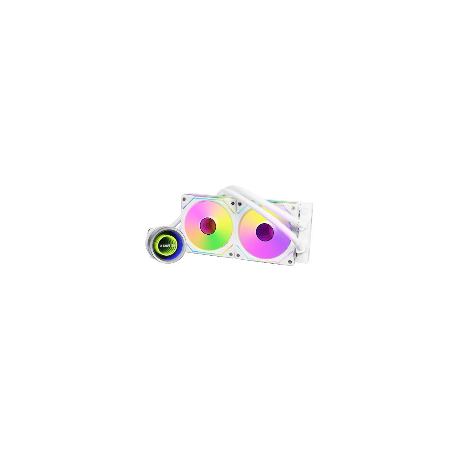 Water Cooler CPU LIAN LI GALAHAD II Trinity SL-INF 240 ARGB GA2T24INW (AM4, AM5 - 120 mm - 2,7 cm - Branco)