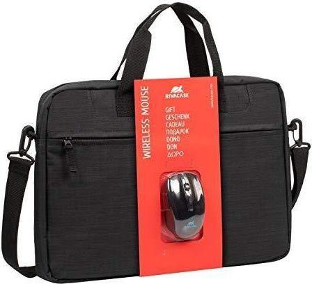 Mala para Portátil RIVACASE 8038 (15,6" - Rato Sem Fios - Preto), miniatura 2