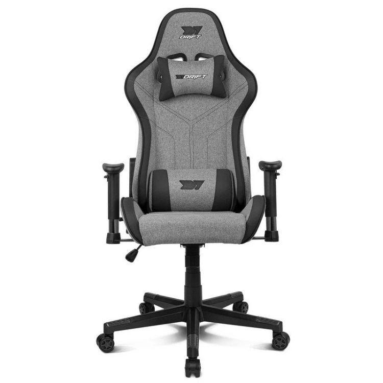 Cadeira Gaming DRIFT DR90 PRO (150 kg - 8 cm - Tecido, espuma - Preto/Cinzento) — miniatura 2