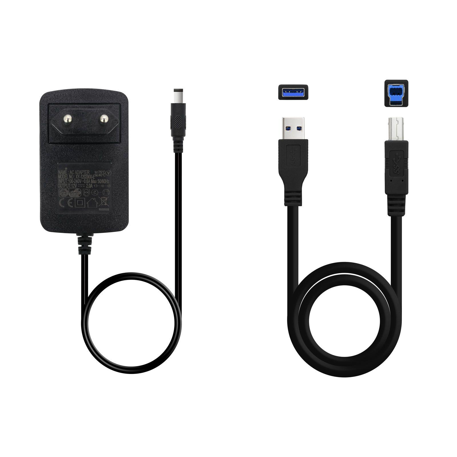 Docking Station de Discos TOOQ TQDS-802B (USB 3.2 Gen 1 - Preto), miniatura 4
