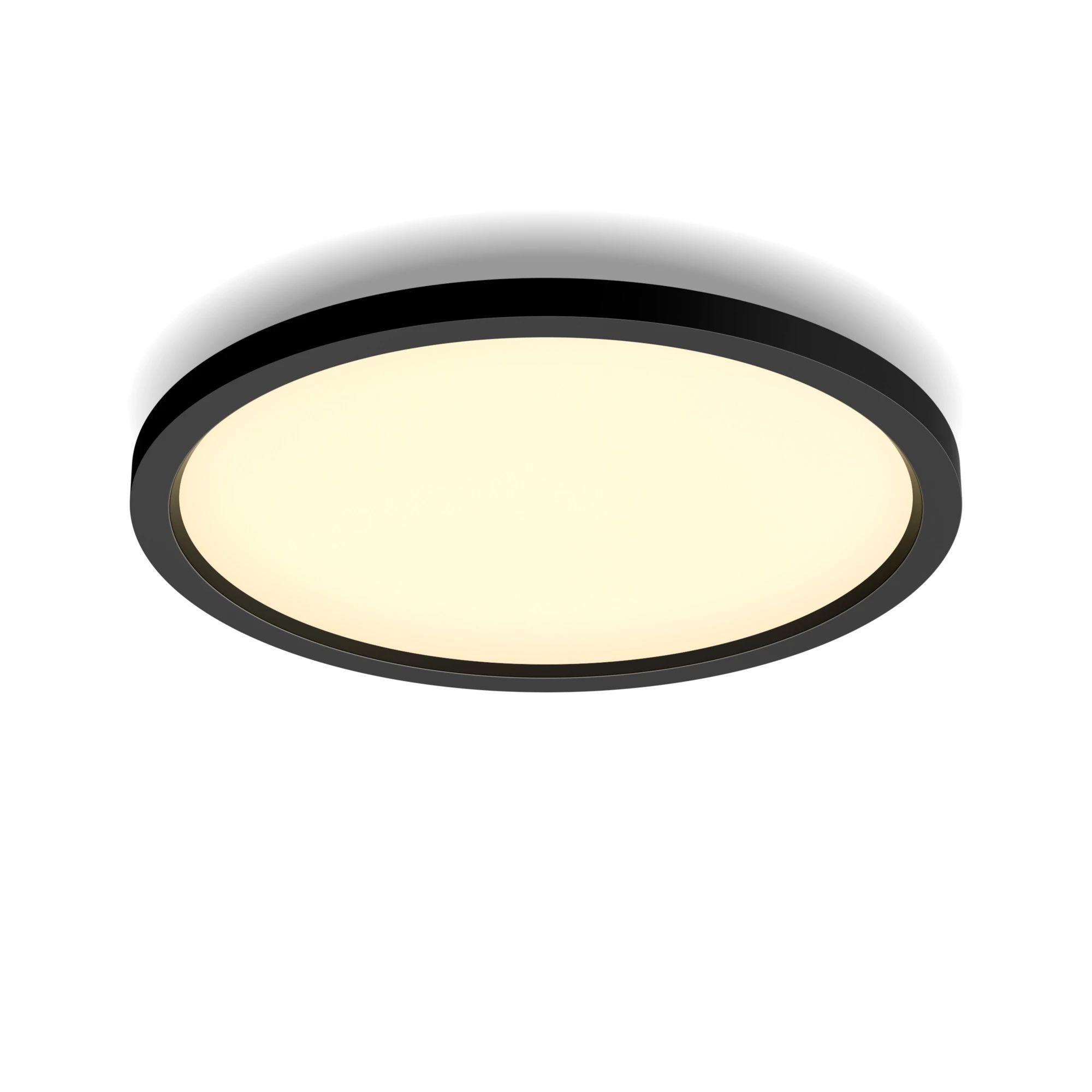 Painel LED Redondo PHILIPS Hue White Ambiance Aurelle (Alumínio - Preto)