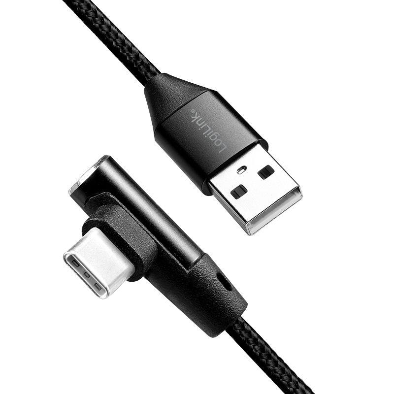 Cabo USB LOGILINK CU0137 (0,3 m - USB C - USB A - Preto), miniatura 2
