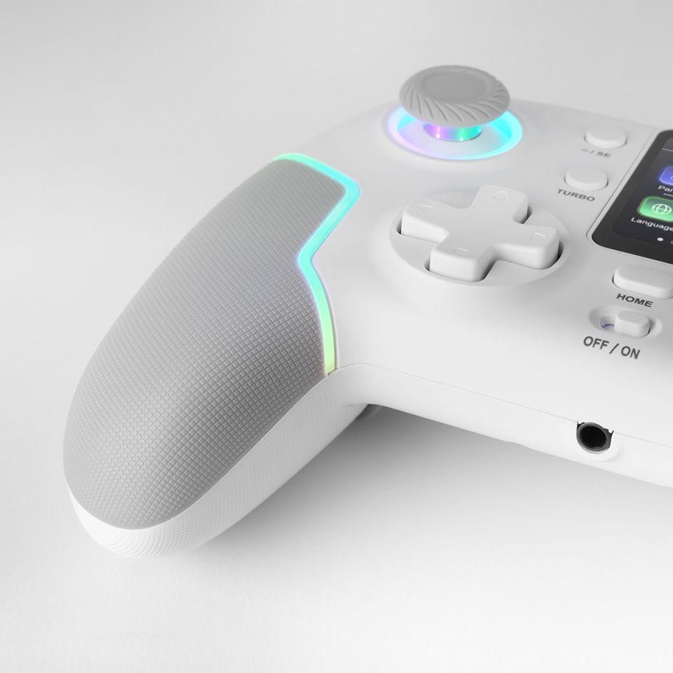 Comando MARS GAMING MGP-V3W (Nintendo Switch - USB Type-A para USB Type-C - Bluetooth/RF/USB - Branco) — miniatura 3