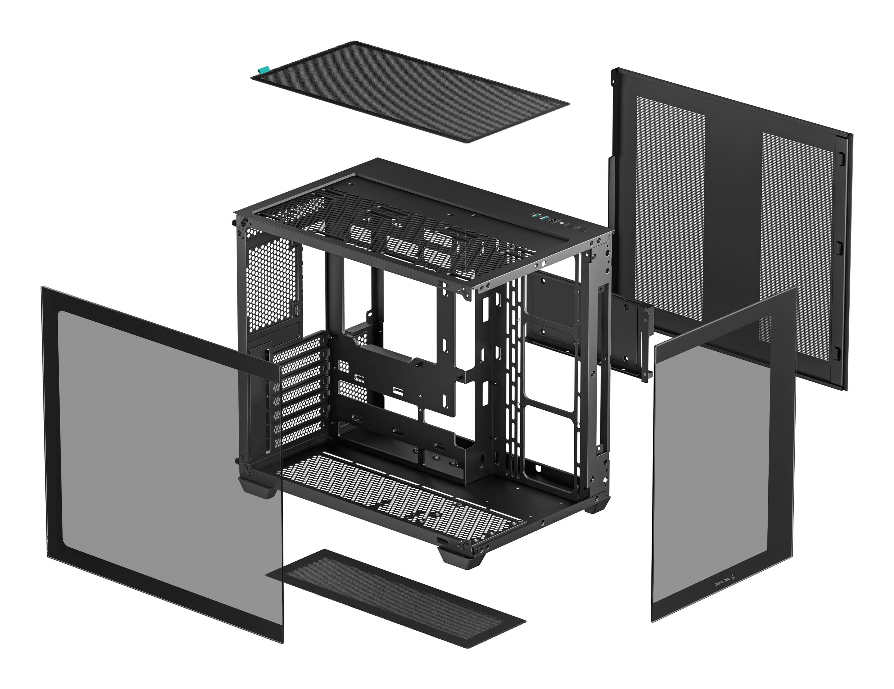 Caixa PC DEEPCOOL CG530 (ATX, ITX, micro ATX - ATX, PS2 - Midi Tower - Preto) — miniatura 12