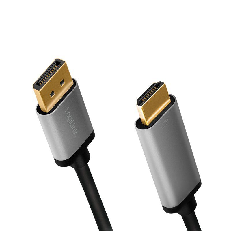 Cabo LOGILINK CDA0107 (2 m - Preto e Cinzento) — miniatura 2