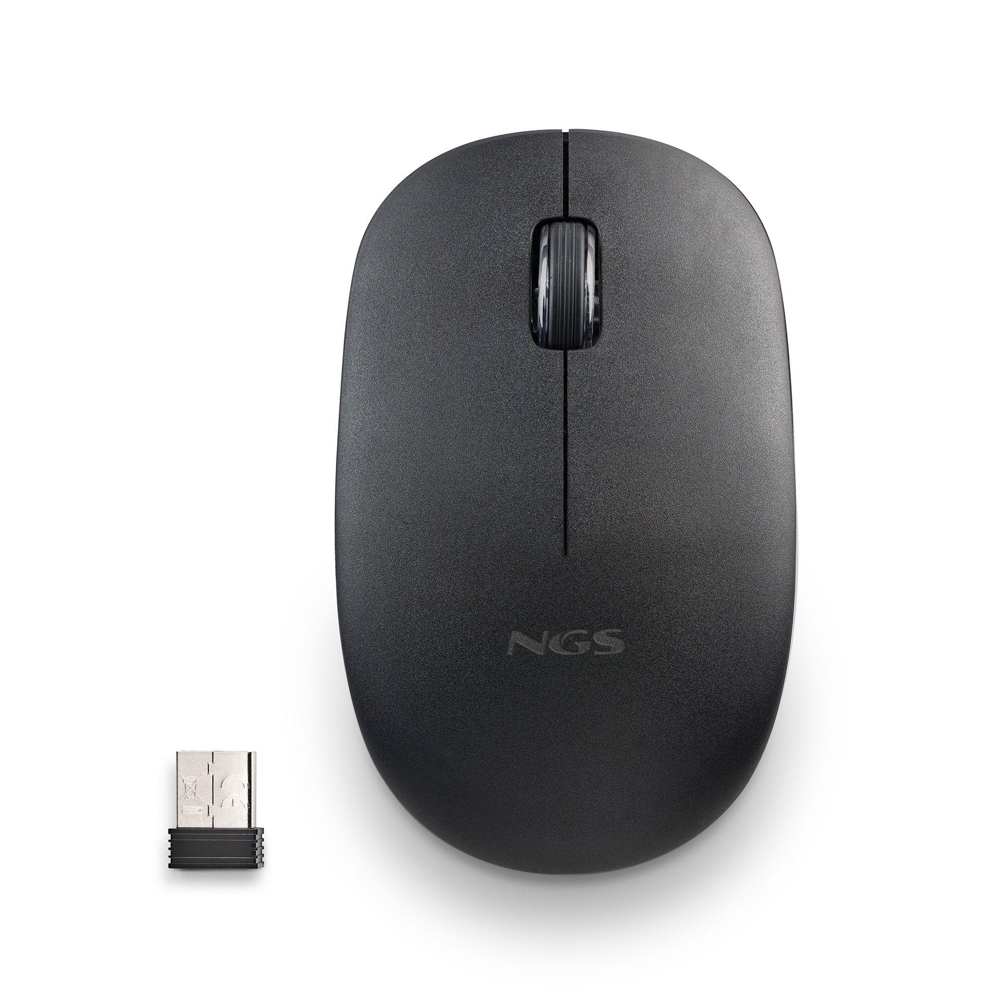 Rato NGS Fog Pro Black (Ambidestro - 1000 DPI - Ótico - Preto), miniatura 2