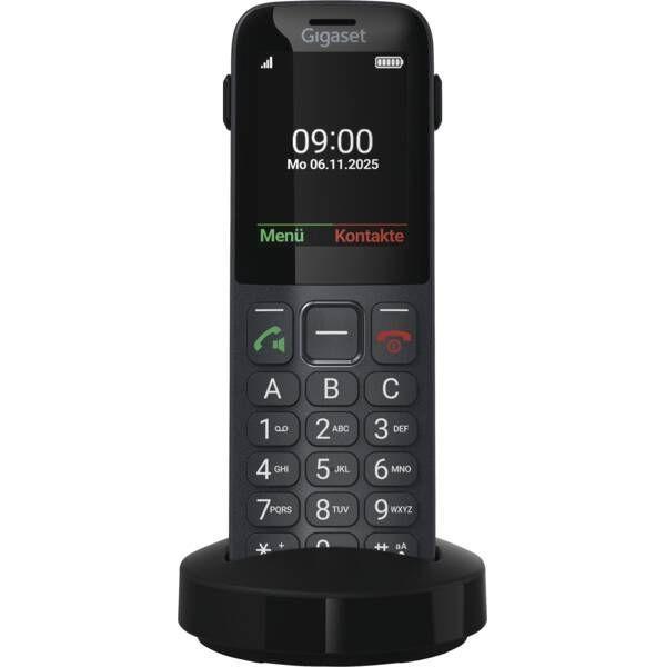 Telefone Móvel GIGASET COMFORT 600 SIM (2,4" - SIM único - 240 x 320 pixels - Preto e Cinzento) — miniatura 3