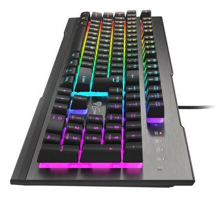 Teclado GENESIS Rhod 500 RGB (Espanhol - Interruptor de membrana - Tamanho completo - Preto e Cinzento) — miniatura 3