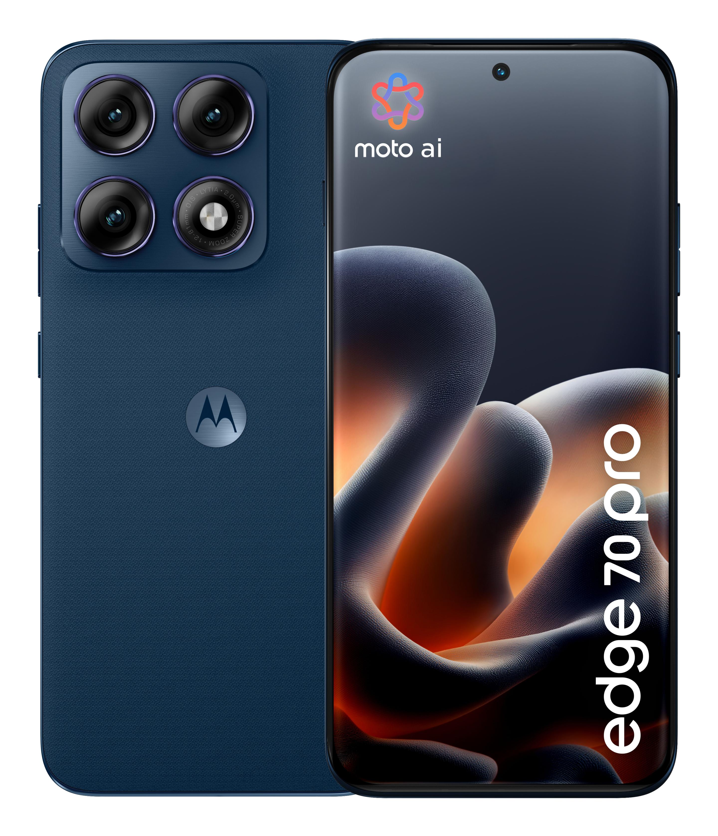 Smartphone MOTOROLA moto edge 70 pro 5G (8GB/256GB - 6,78" - Azul Escuro)