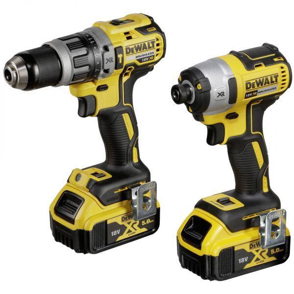 Conjunto de Berbequim e Aparafusadora de Impacto DEWALT DCK266P2-QW (Amarelo/Preto) — miniatura 2