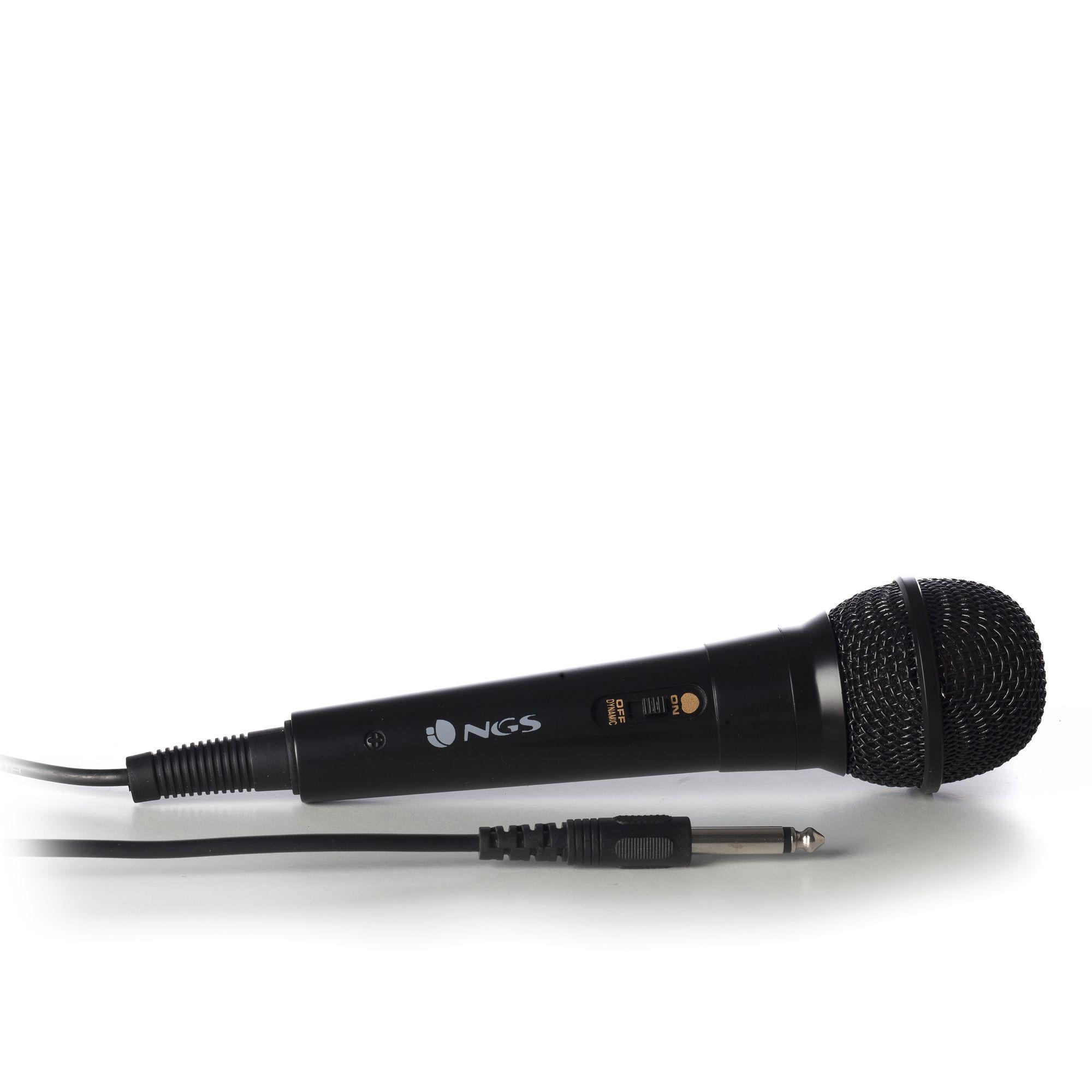 Microfone de Karaoke NGS Singerfire (Com fios - Preto) — miniatura 2