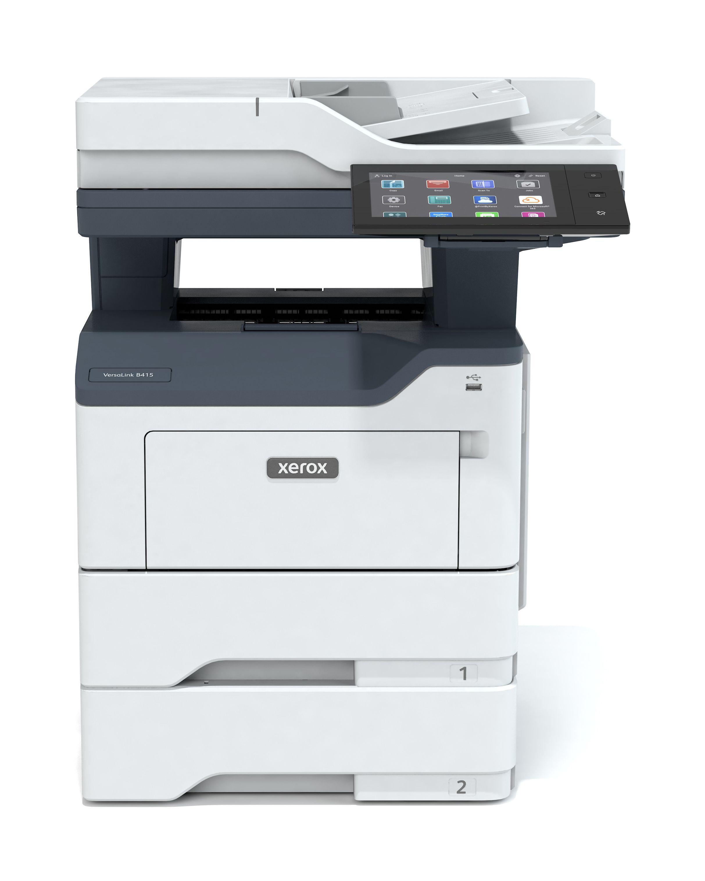Impressora Multifuncional Laser XEROX VersaLink B415V_DN (A4 - Impressão a preto e branco - 650 folhas - Cinzento e Branco) — miniatura 4