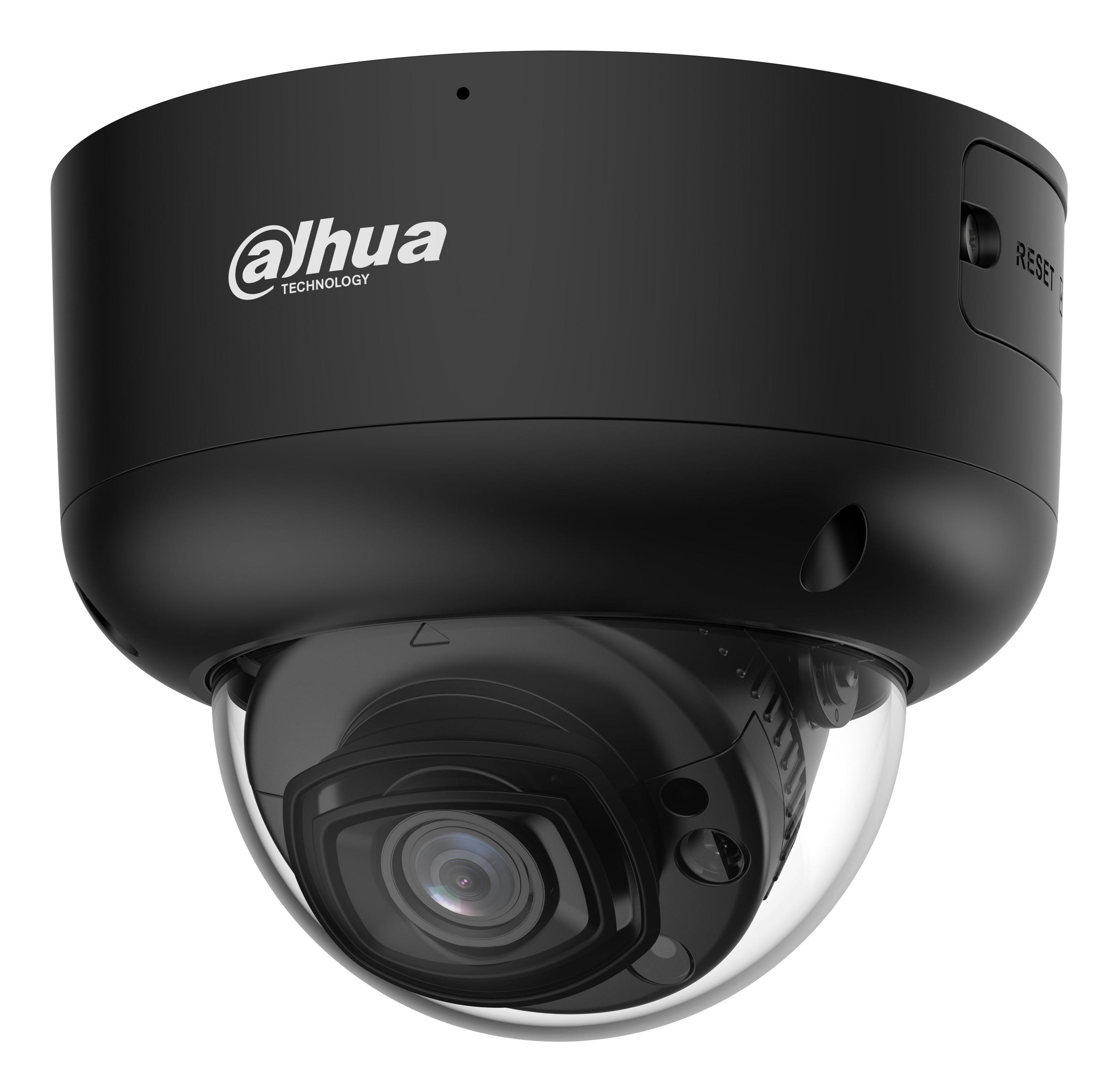 Câmara de Segurança IP Dome DAHUA IPC-HDBW5659R1-ASE-PV-0280B-PRO-BLACK (Interior e exterior - 4 MP - 3072 x 2048 pixels - Preto)