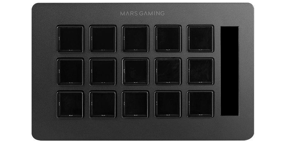 Painel de Controlo MARS GAMING MSD-ONE (15 botões - Preto) — miniatura 4
