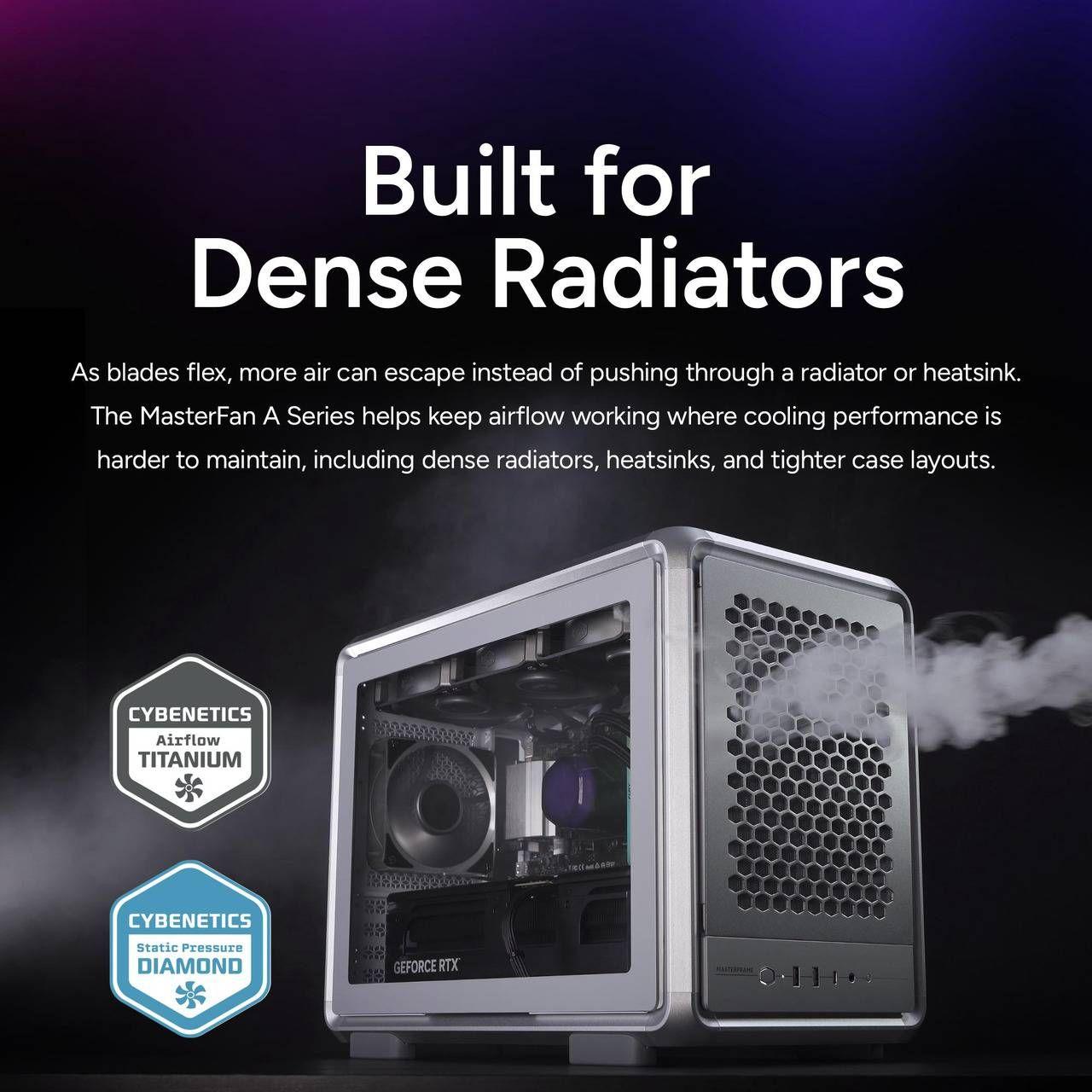 Ventoinha para Caixa de Computador COOLER MASTER MasterFan A120 FC (Alumínio), miniatura 5