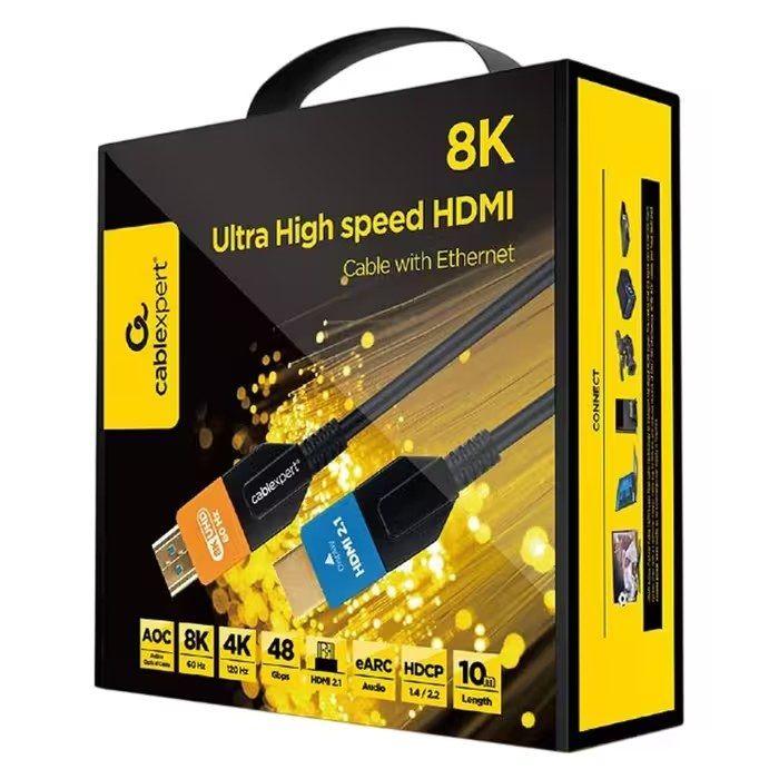 Cabo HDMI Ótico Ativo GEMBIRD CC-HDMI8K-AOC-10M (10 m - 60 Hz - HDMI Type A - Preto), miniatura 3