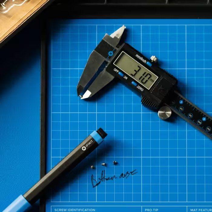 Paquímetro Digital IFIXIT IF145-016-4 (Preto) — miniatura 4
