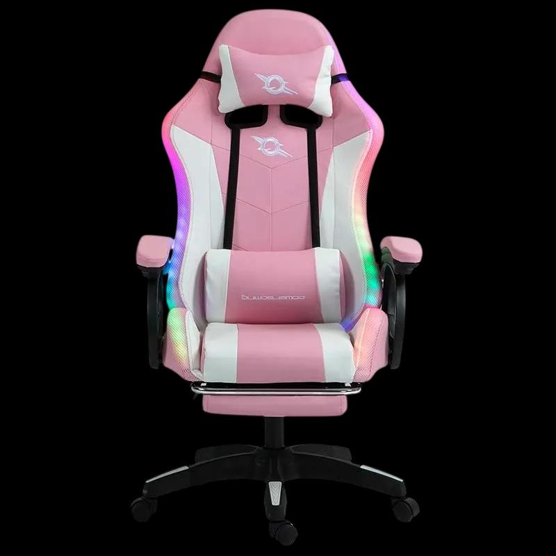 Cadeira Gaming POWERGAMING 82284 (Branco e Rosa)