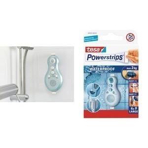 Tiras Adesivas Impermeáveis TESA Powerstrips 59700-00000-00 (20 x 50 mm por tira - Branco)
