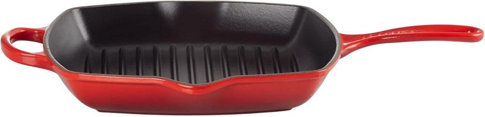 Frigideira Grelhadora LE CREUSET Skillet Quadrada 26 cm (Ferro fundido - Vermelho), miniatura 2