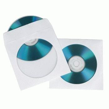 Envelopes de Papel para CD HAMA 62671 (Branco), miniatura 2