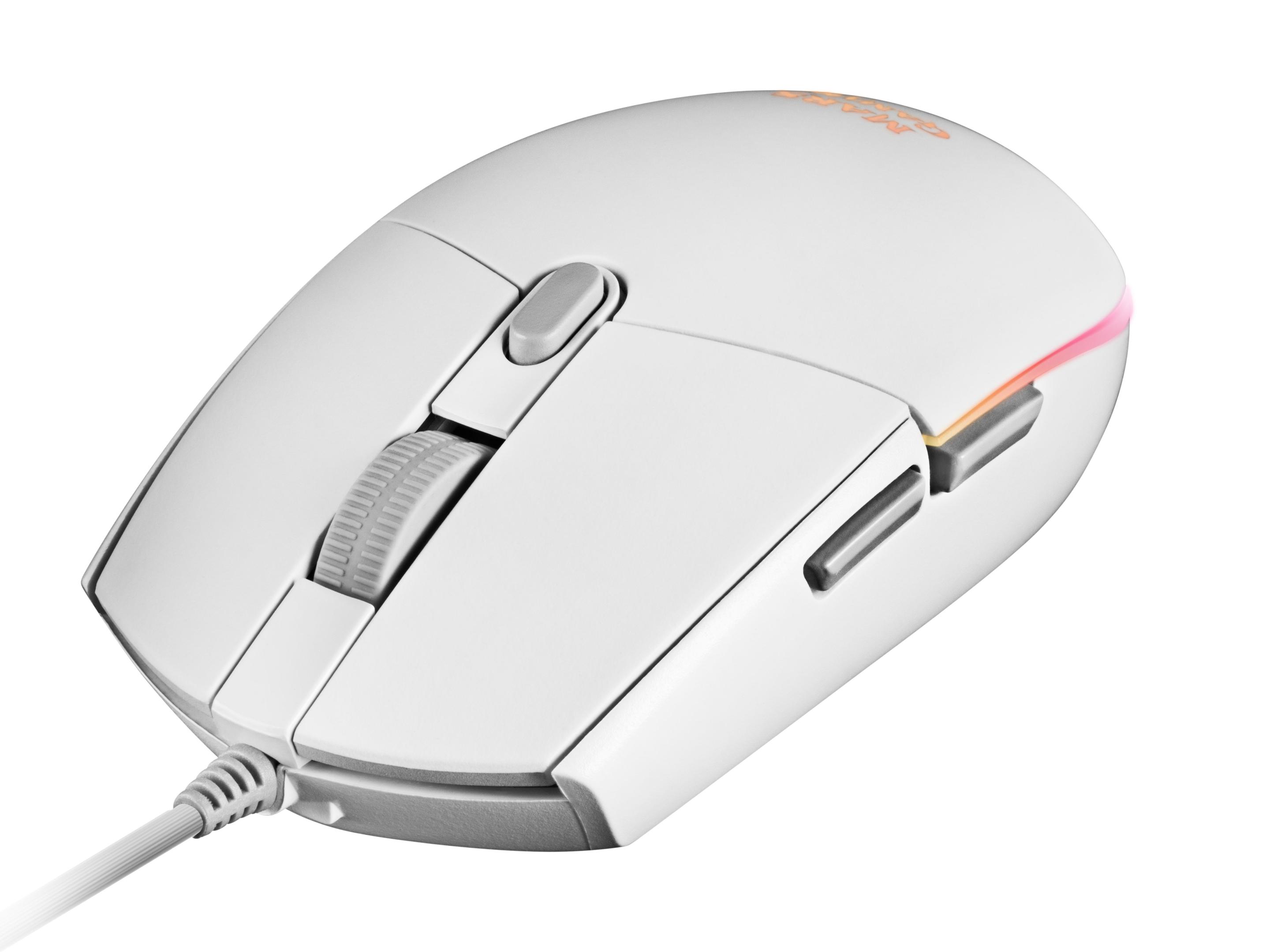 Rato Gaming MARS GAMING MMG (Mão direita - 3200 DPI - Ótico - Branco) — miniatura 3