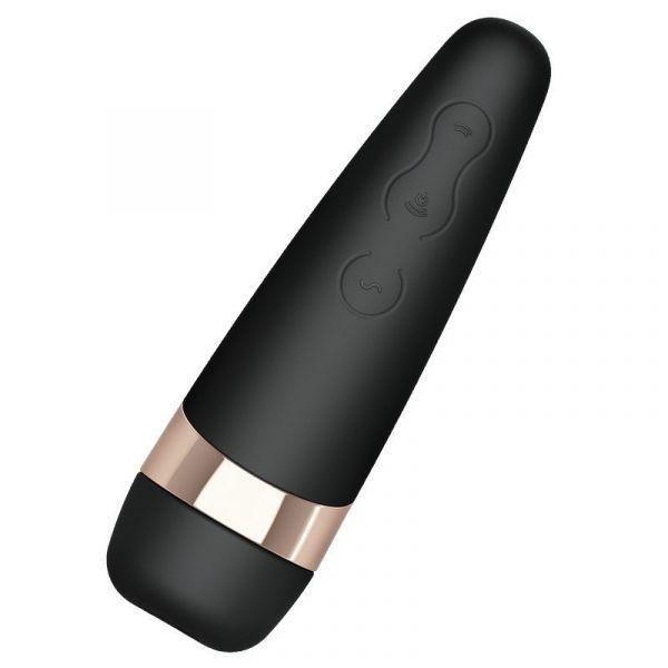 Vibrador SATISFYER Pro 3+ Vibration (Preto/Rosa Dourado) — miniatura 2