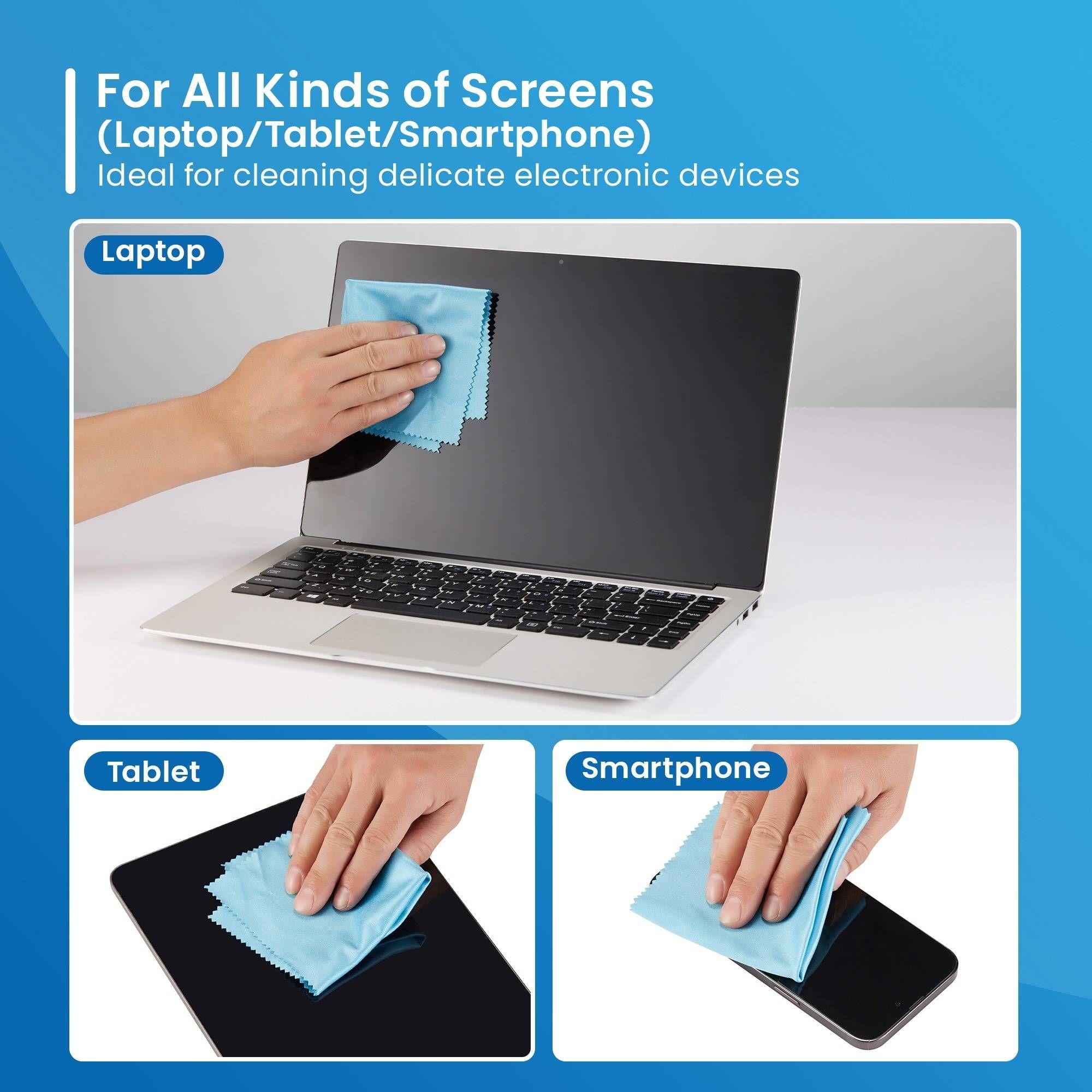 Kit de Limpeza de Ecrãs EWENT EW5668 (Ecrãs/Plásticos, Universal - Azul e Branco) — miniatura 4
