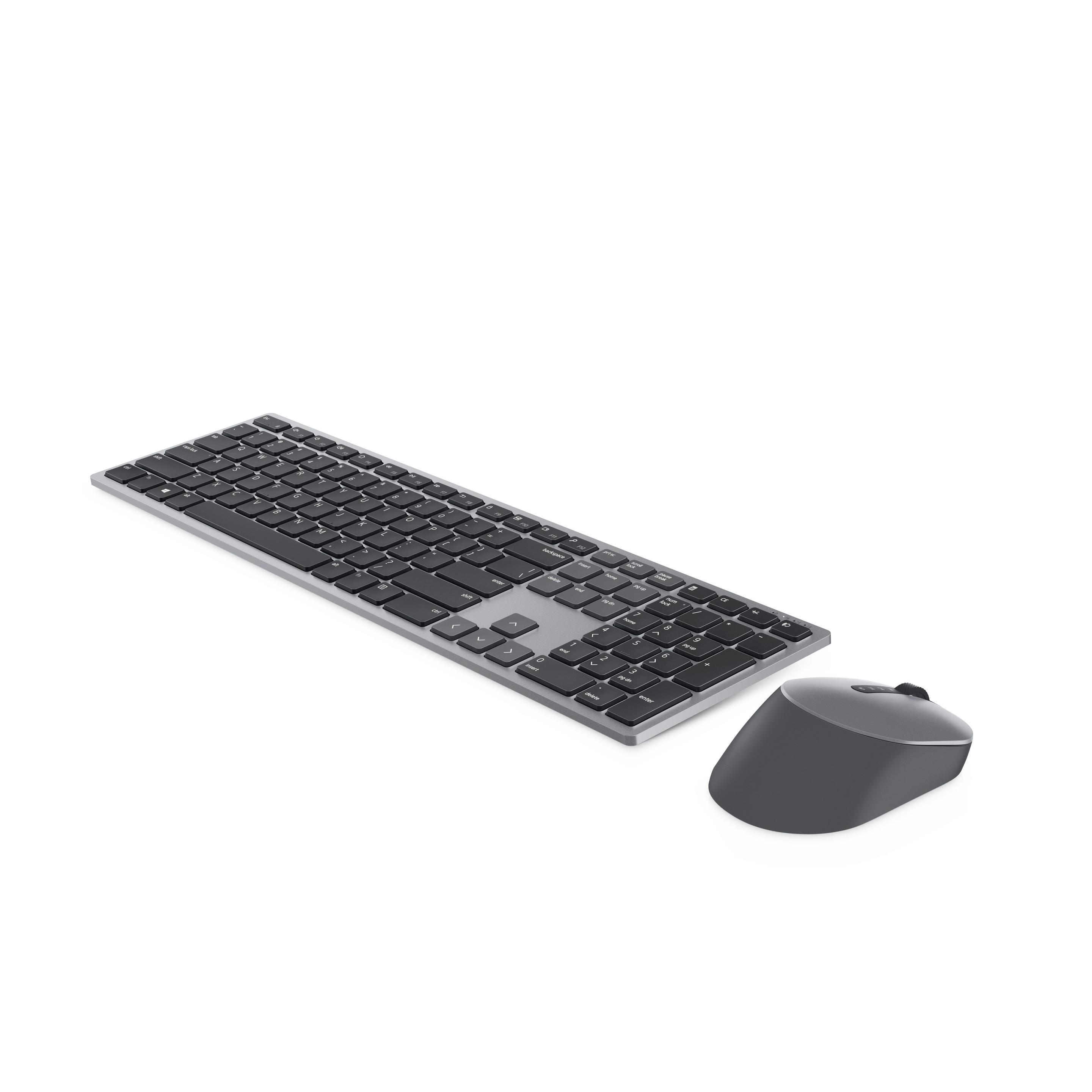 Conjunto de Teclado e Rato DELL KM7321W (Estados Unidos - Teclas tesoura - Tamanho completo - Cinzento Titânio), miniatura 4