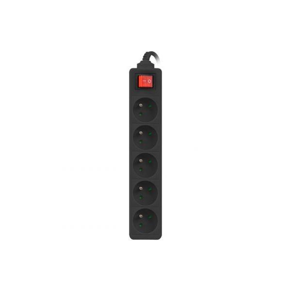Bloco de Tomadas LANBERG PS1-05E-0300-BK (Tipo E - Branco), miniatura 2