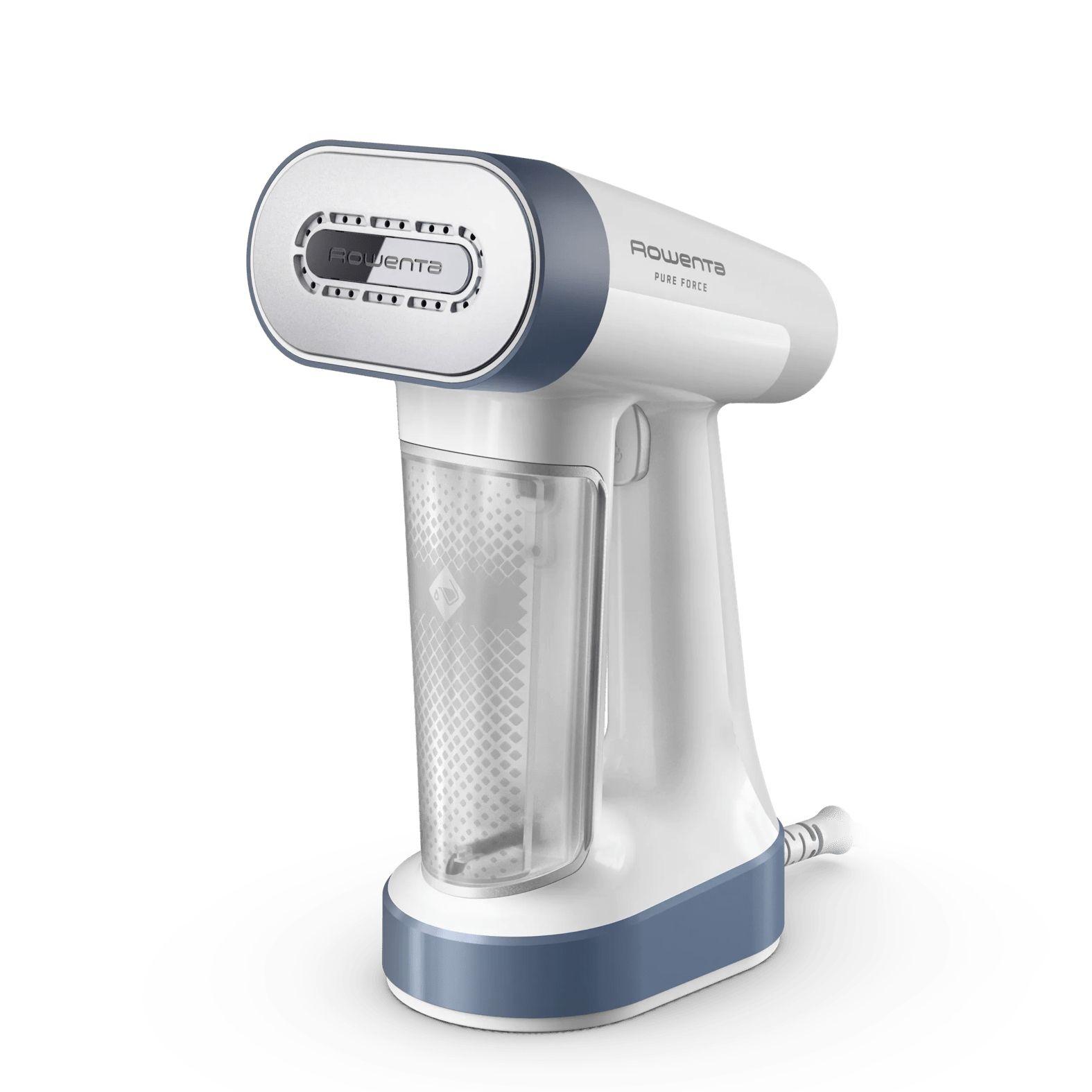 Vaporizador Vertical ROWENTA Pure Force 2 em 1 DR8722F0 (Altura 25,3 cm - Branco e Azul)