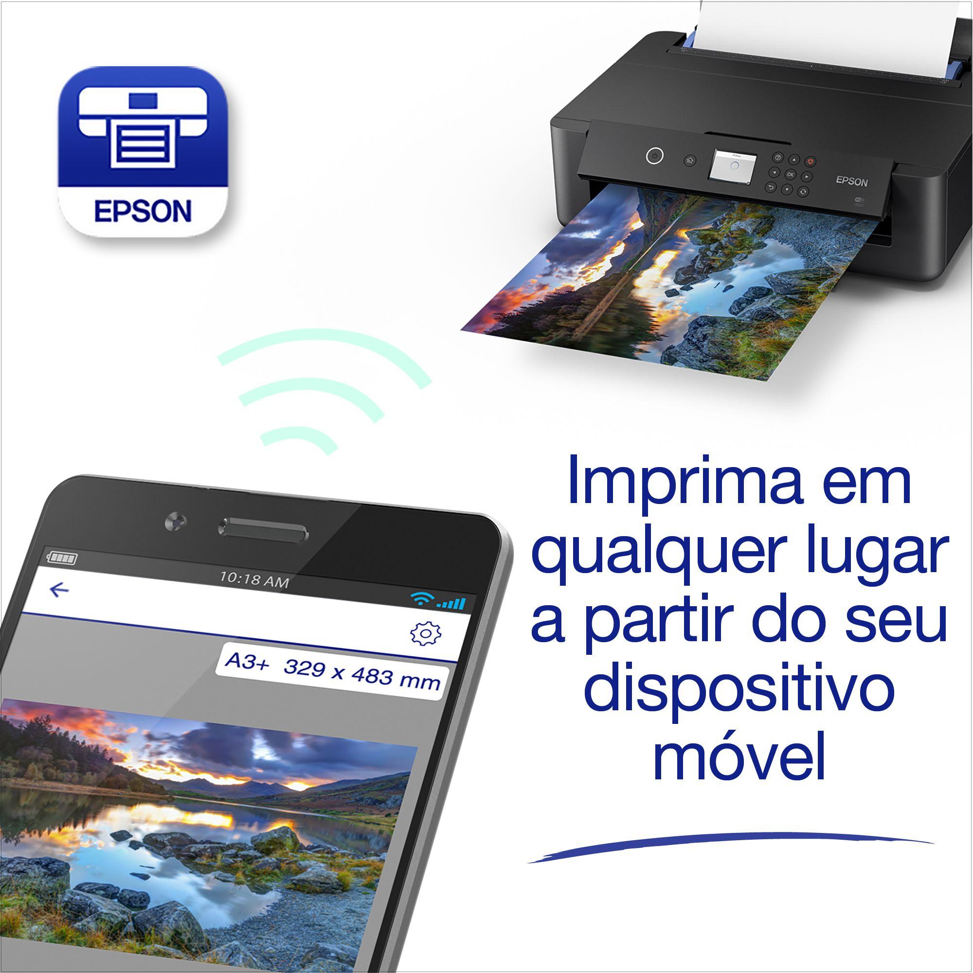 Impressora Fotográfica EPSON Expression Photo HD XP-15000 A3+ (A3 - Jato de tinta - 200 folhas - Preto) — miniatura 5