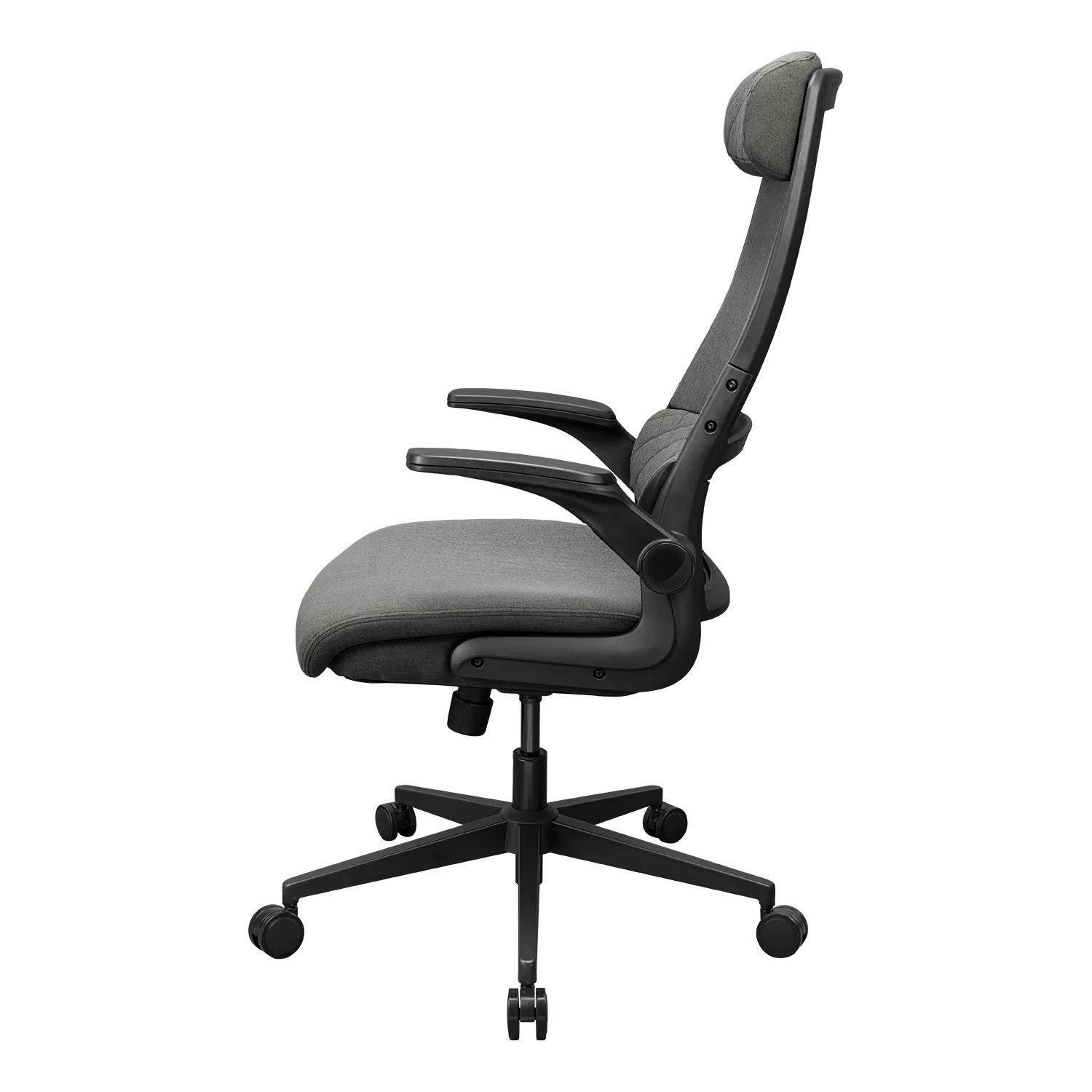 Cadeira Gaming COUGAR Stryder (120 kg - 125 cm - Tecido - Cinzento e Preto), miniatura 4