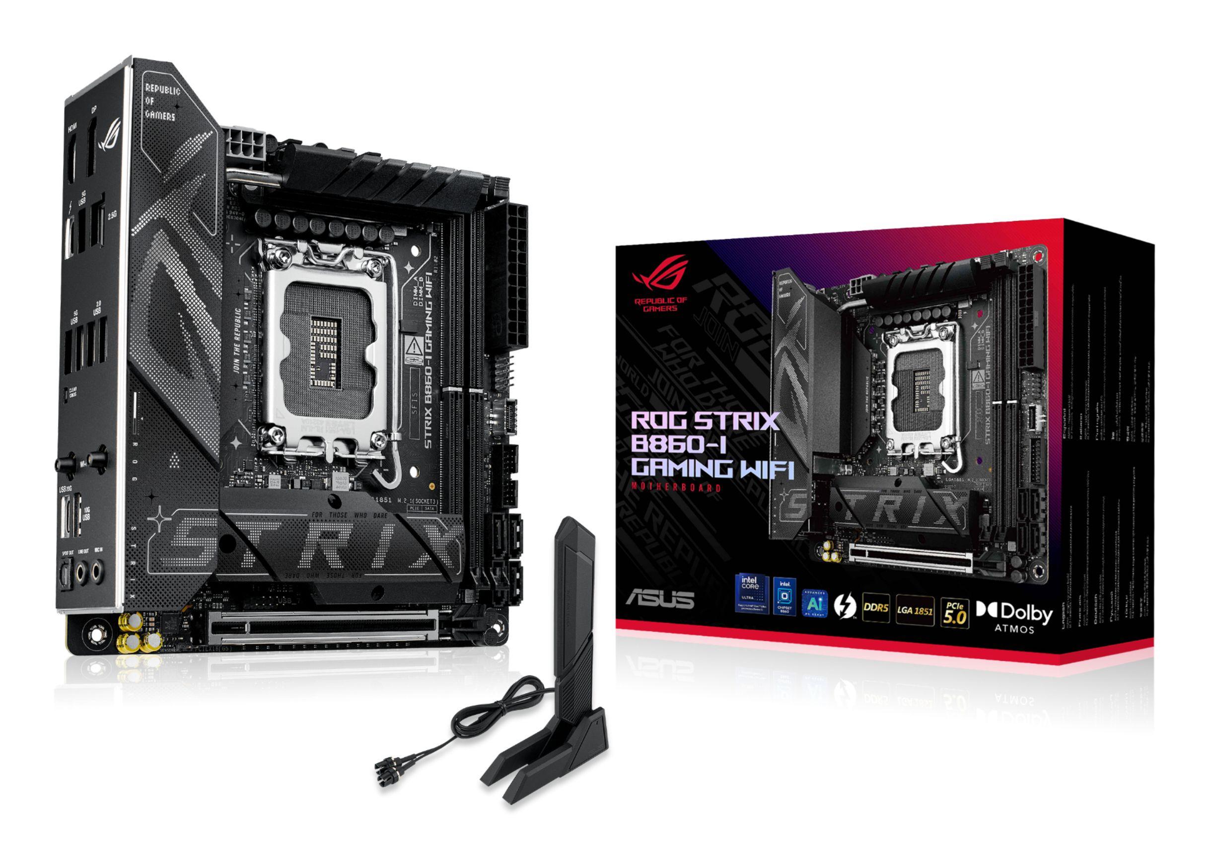 Motherboard ASUS ROG STRIX B860-I GAMING WIFI (LGA 1851 (Socket V1) - Intel Core Ultra - mini-ITX - Multicor), miniatura 11