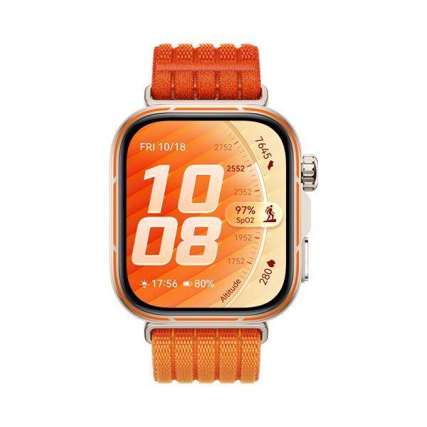 Smartwatch HUAWEI Watch Fit 5 Pro (Retangular - AMOLED, Digital - 1,92" - Laranja)