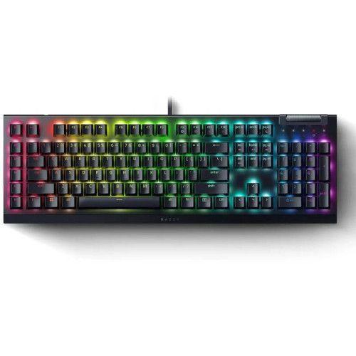 Teclado RAZER BlackWidow V4 X (ES - Mecânicos Razer Yellow - Com fios - Preto)