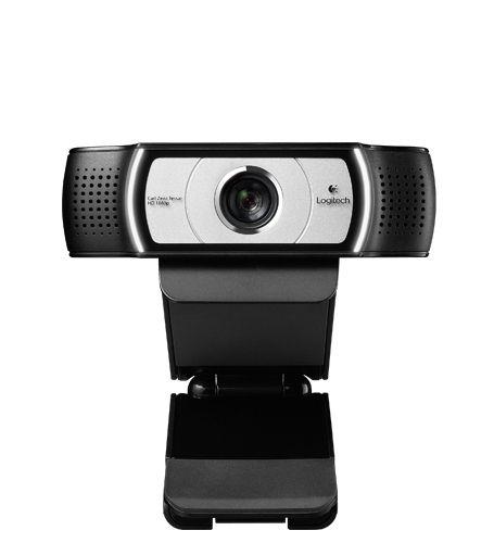 Câmara Web LOGITECH C930e (1920 x 1080 pixels - 30 fps - USB - Preto)