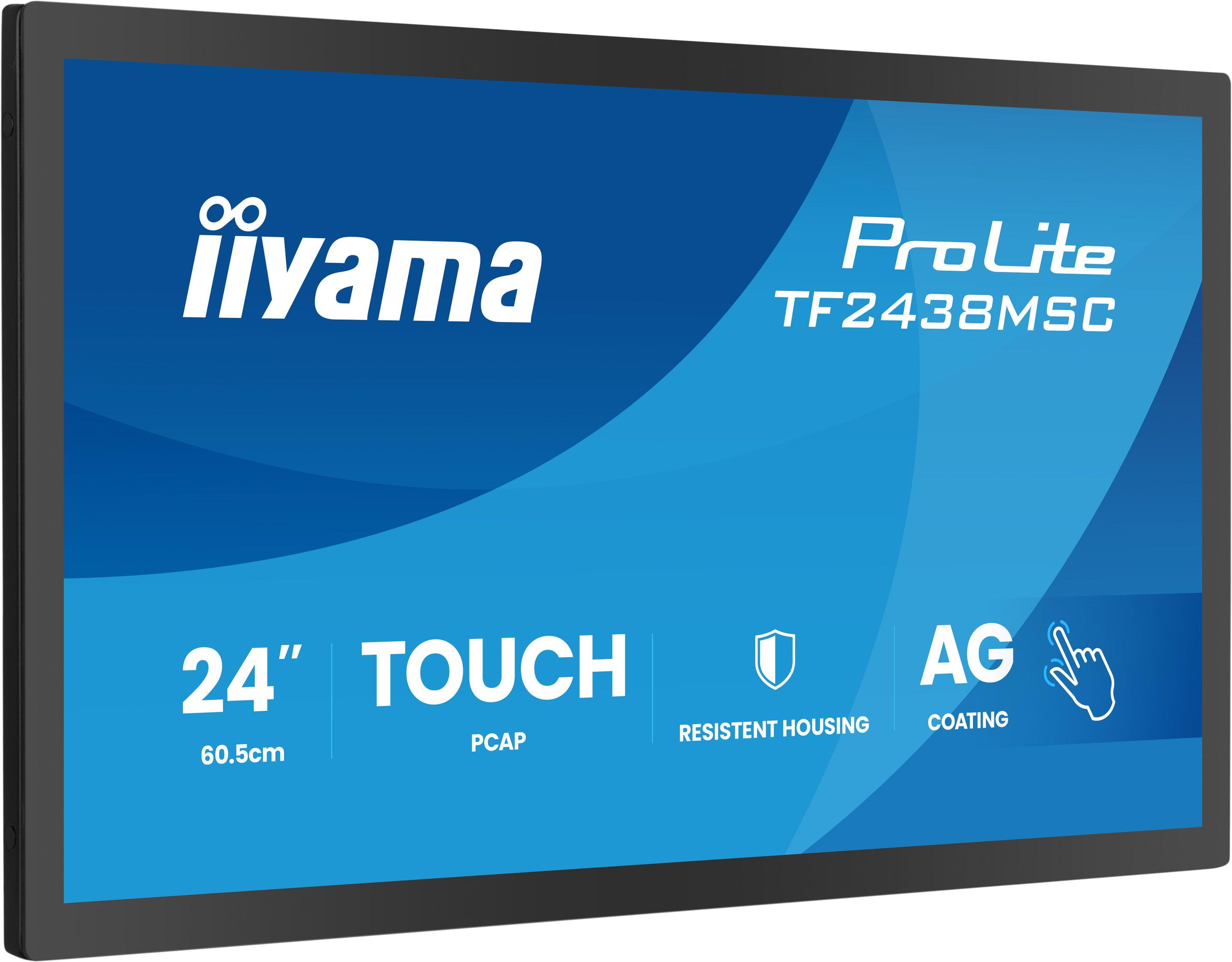 Monitor IIYAMA TF2438MSC-B2 (23,8" - IPS - 120 Hz - Preto)