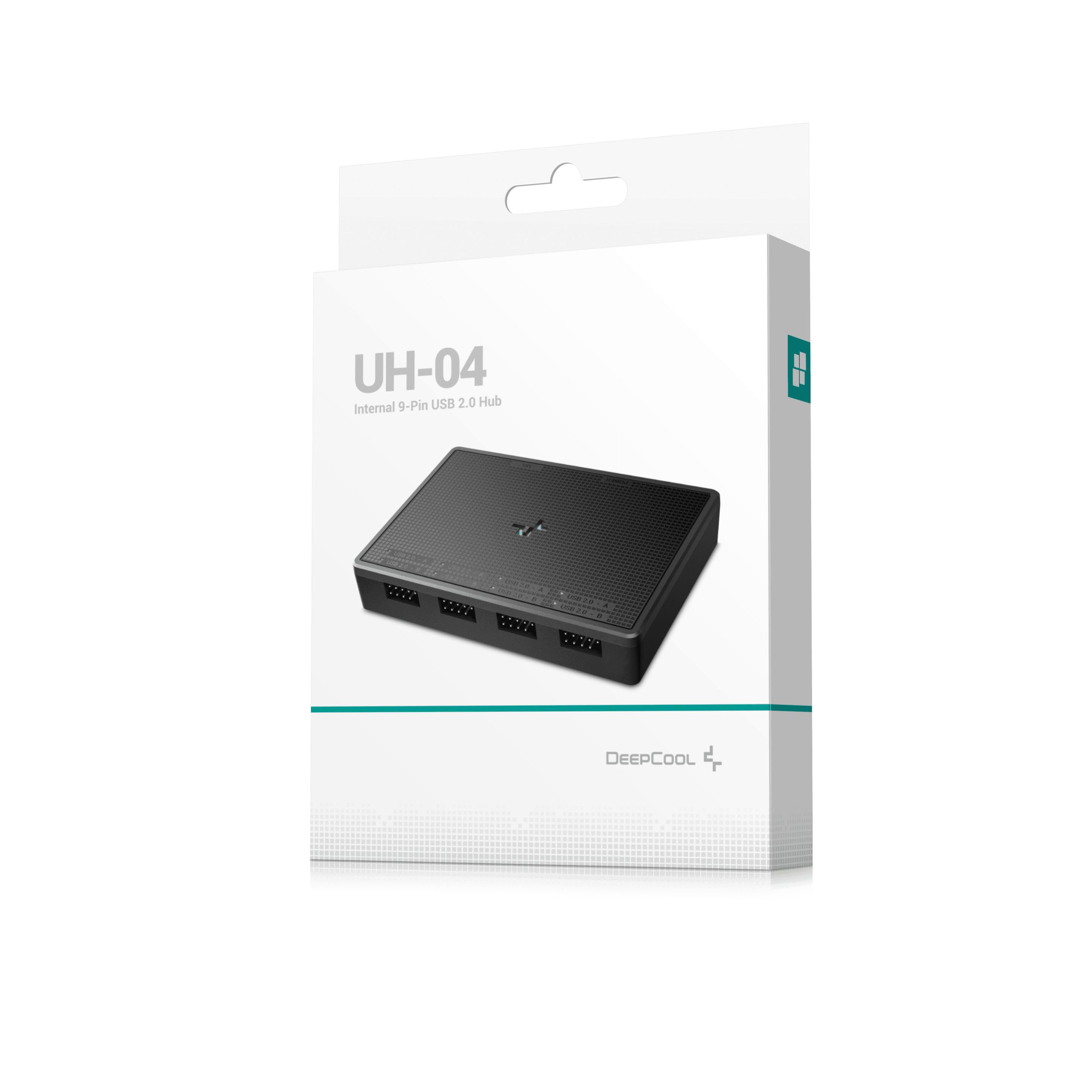 Hub USB Interno DEEPCOOL UH-04 (Midi Tower - Preto), miniatura 4