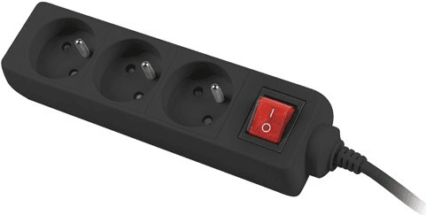 Régua de Alimentação LANBERG PS1-03E-0150-BK (1,5 m - Preto)