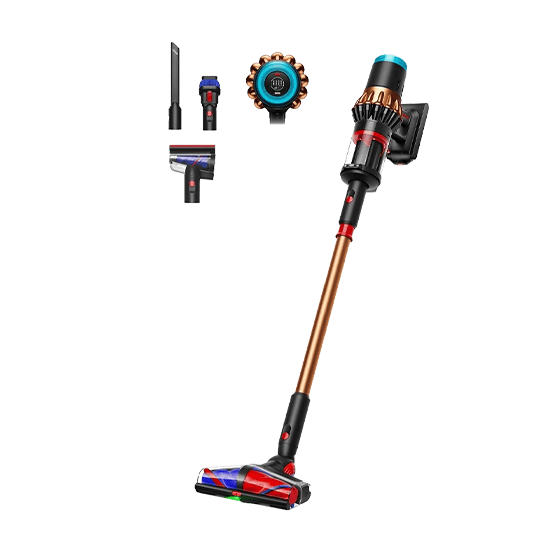 Aspirador Vertical 2 em 1 DYSON V16 Piston Animal (Altura 129,8 cm - 315 AW - 70 min - Preto e Cobre)
