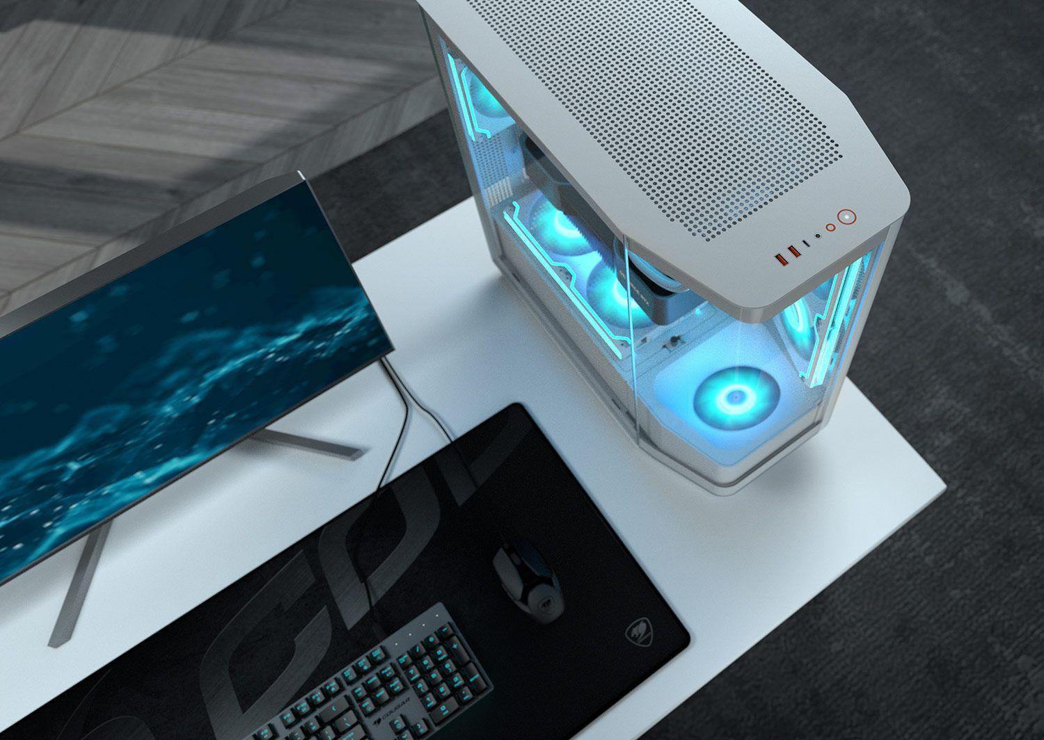 Caixa de Computador COUGAR FV270 ARGB (Midi Tower - 18 cm - 45 cm - Branco) — miniatura 19