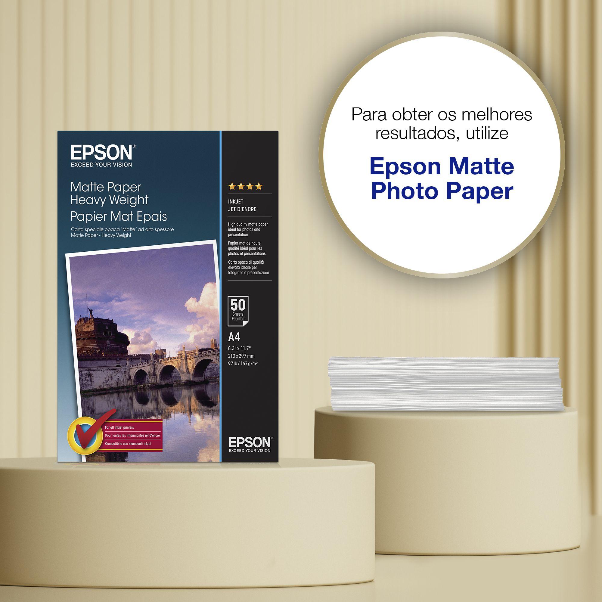 Papel Mate de Alta Gramagem EPSON C13S041256 (Branco), miniatura 2