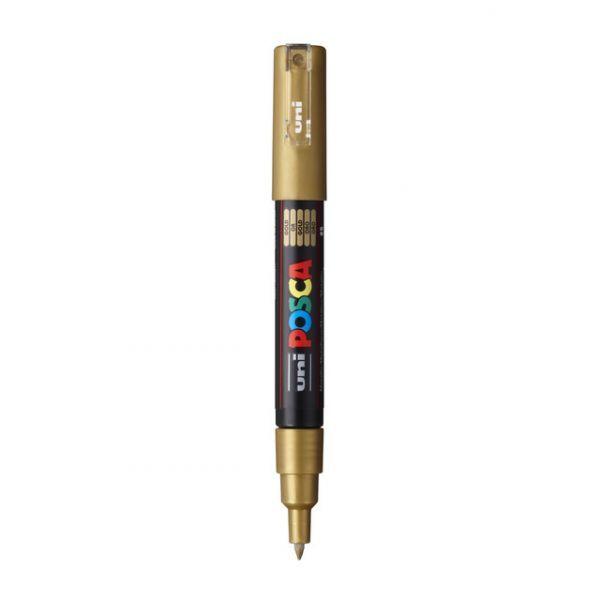 Marcador de Pintura POSCA PC-1M (Plástico - Dourado), miniatura 2