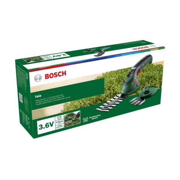 Tesoura de Relva sem Fios BOSCH ISIO 3 (3,6 V - Lâmina 8 cm - Preto e Verde) — miniatura 3