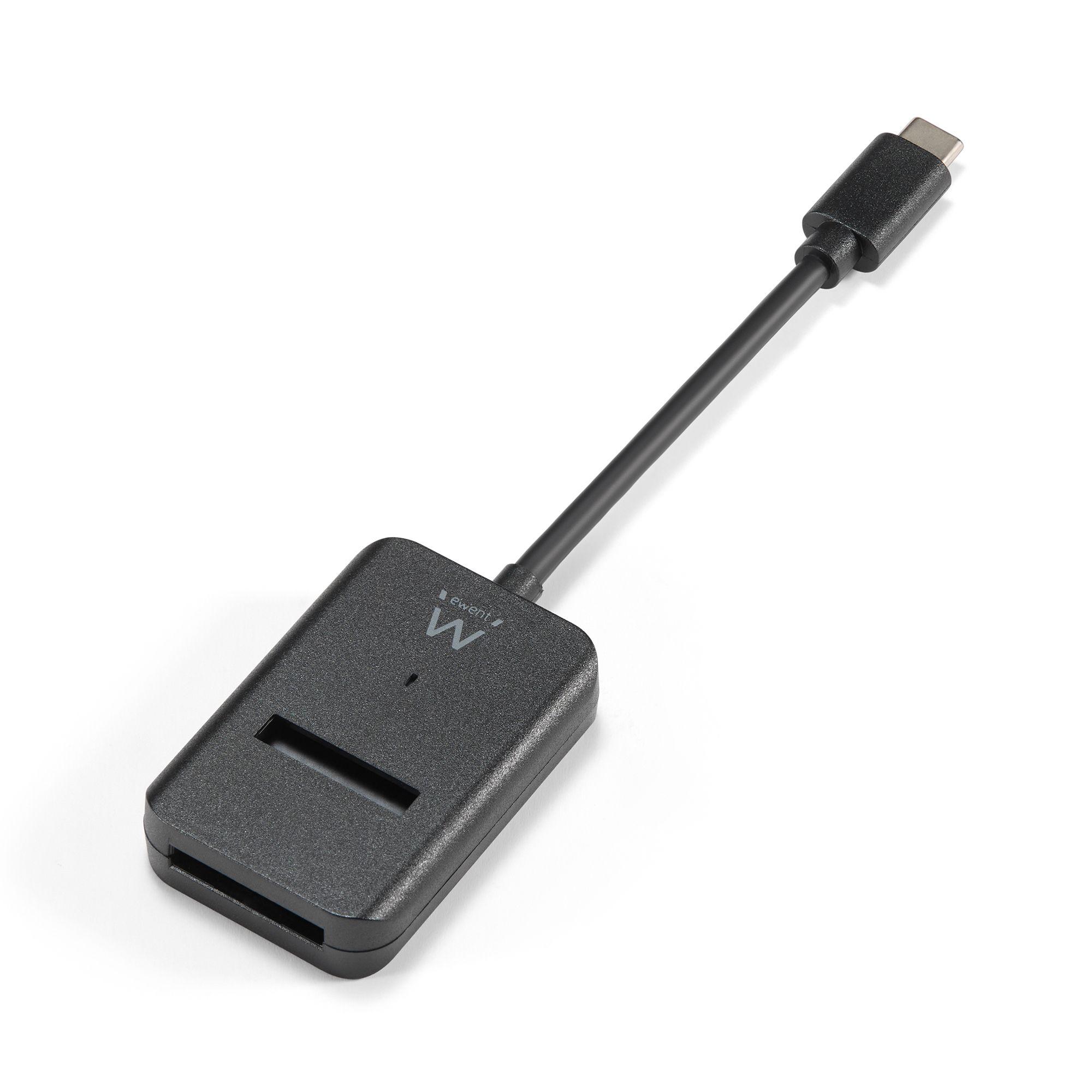 Estação de Ancoragem EWENT EW7066 (M.2 - USB 3.2 Gen 2 Type-C - NVMe chave M e SATA chave B+M - Preto)