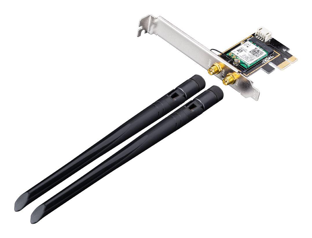 Placa de Rede PCIe CUDY WE3000 (Wi-Fi 6 - 574 Mbit/s, 2402 Mbit/s - PCI Express - Preto), miniatura 4