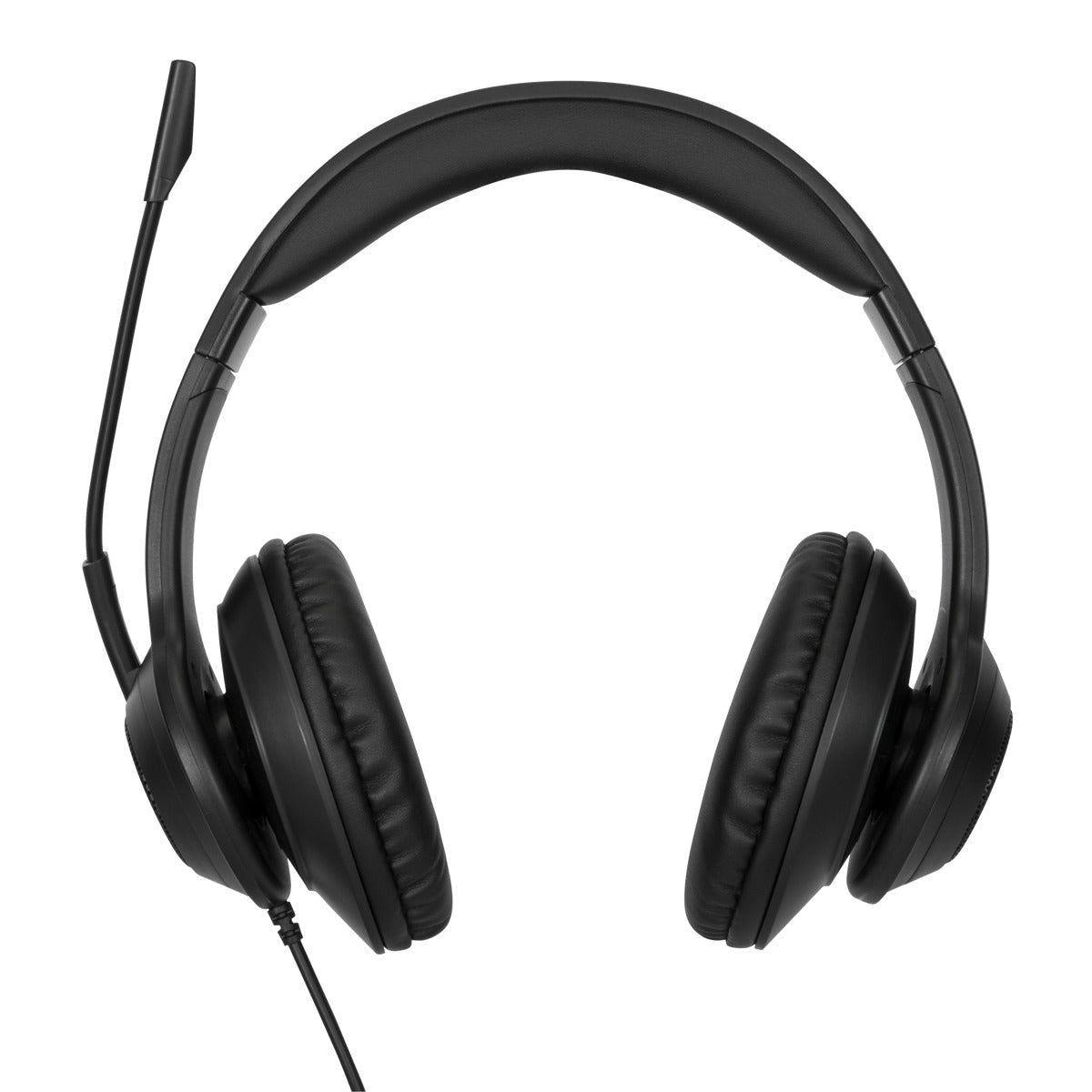Headset TARGUS AEH102GL (Binaural - Com fios - Supra-aural - Preto)